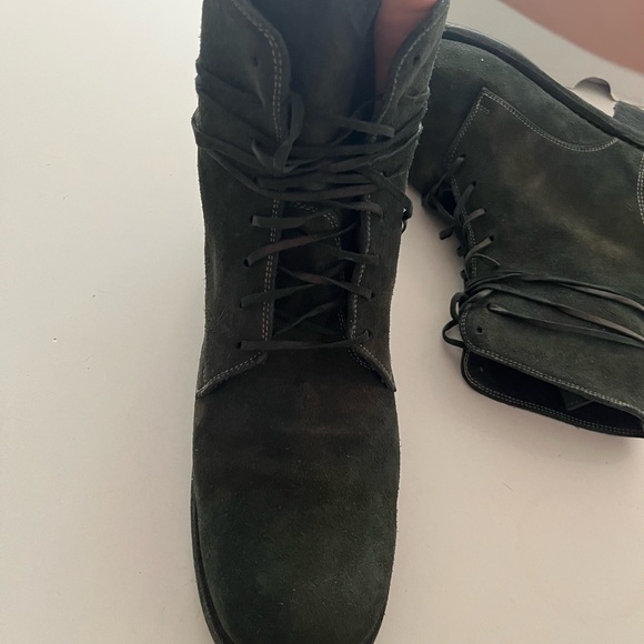 Guidi 995 Reverse Calfskin Lace Up Boots - Picture 3 of 10